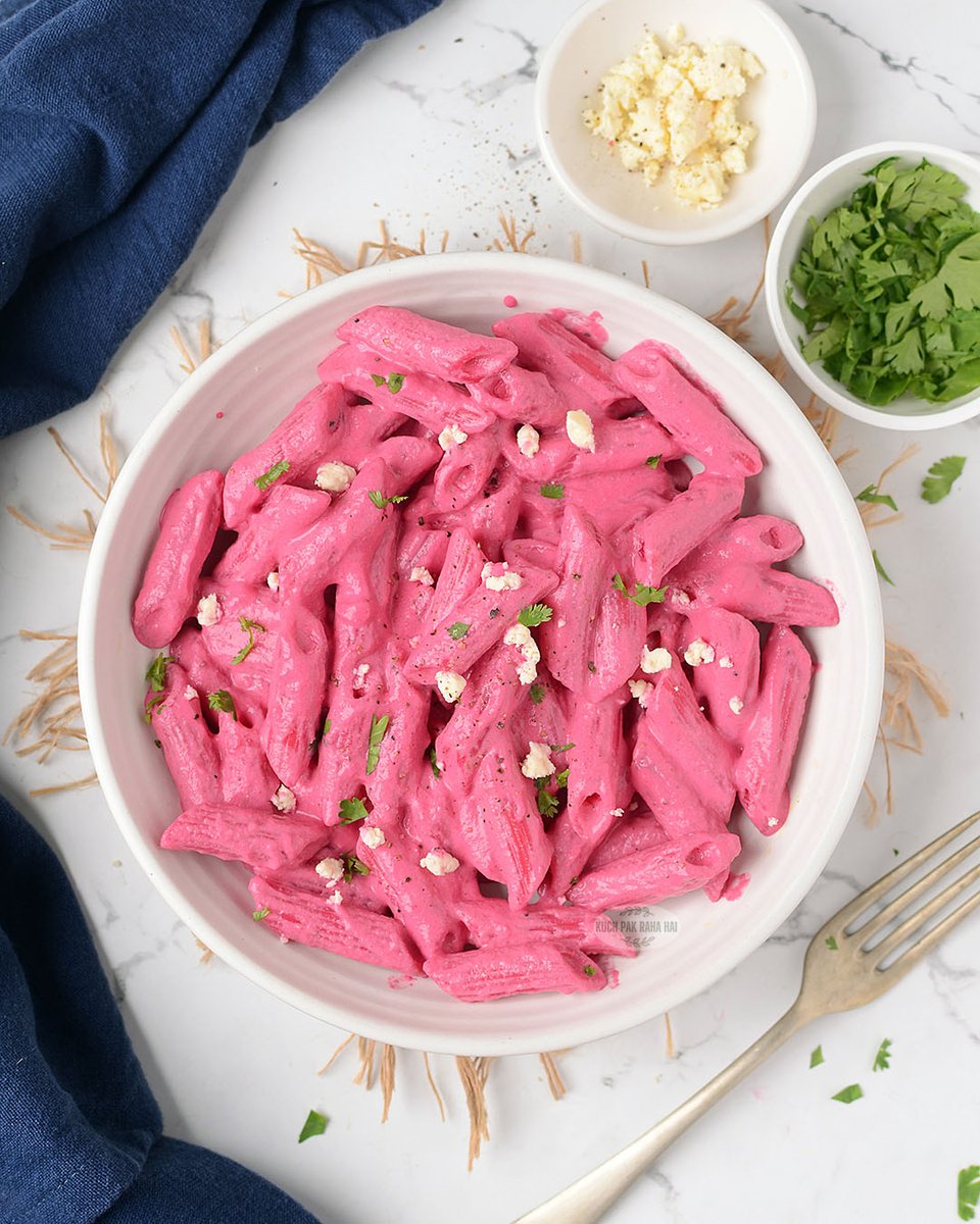 Pink souse pasta