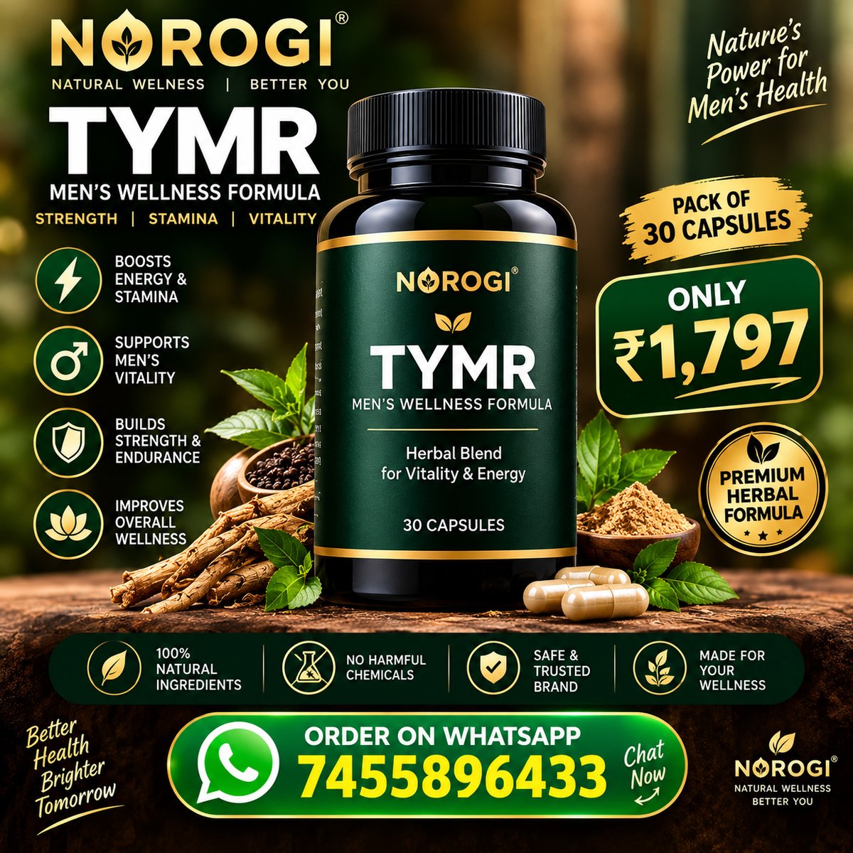 Tymr Power Booster (Pack of 30 Capsules)