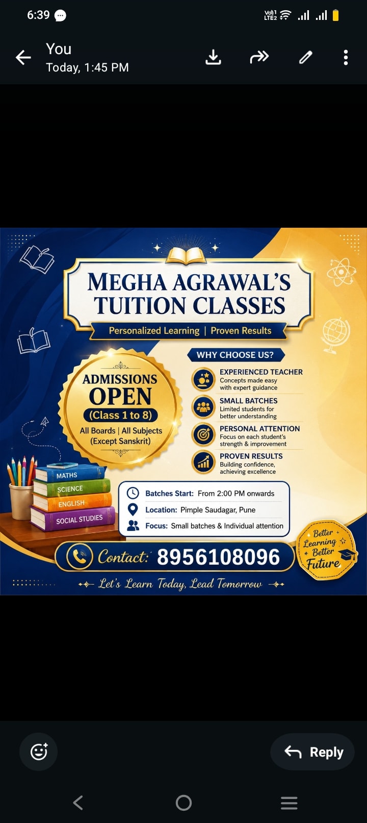 Megha Agrawal's Tution Classes